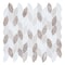 Andova Tiles SAMPLE Channing Elongated Hex 1 x 25 Marble Honeycomb Mosaic Wall  Floor Tile SAM-ANDCHA134 - alternate 4